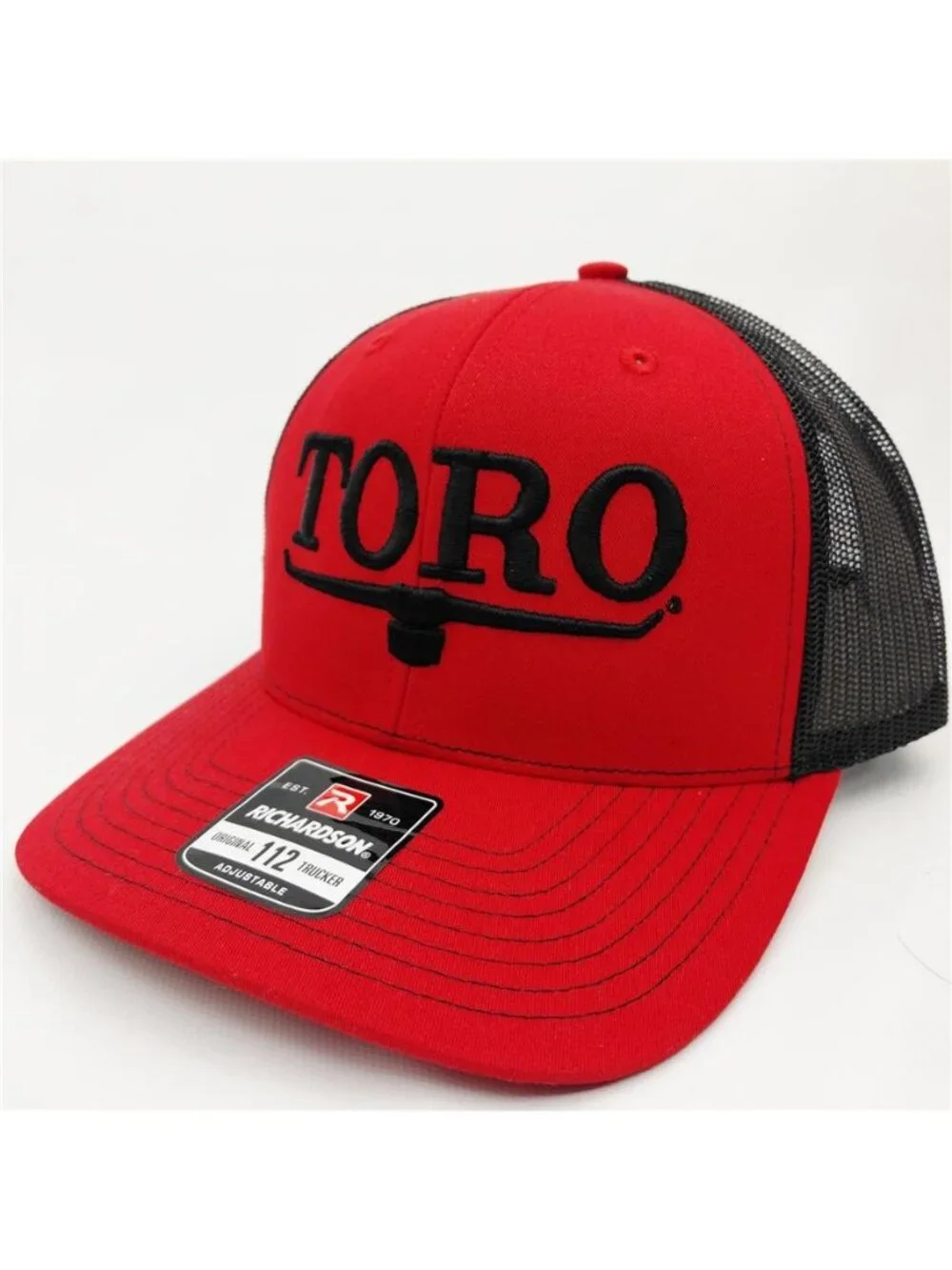 Toro Lawn Mower Turf Equipment Embroidered Red Black Richardson 112 Hat Retro US